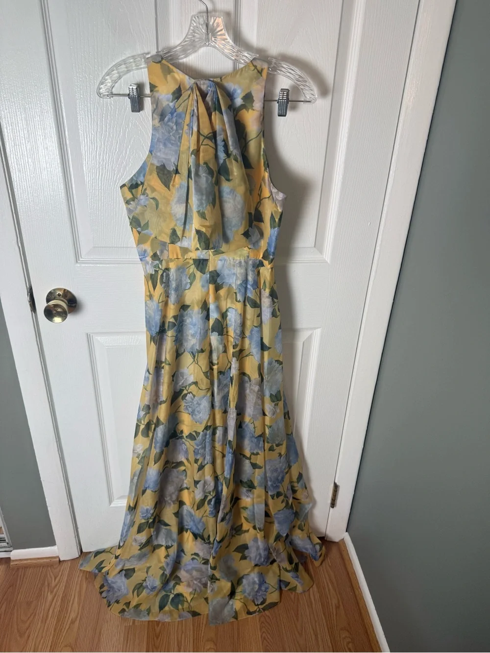 Sachin + Babi Kate Gown in Sun and Sea Peonies 6